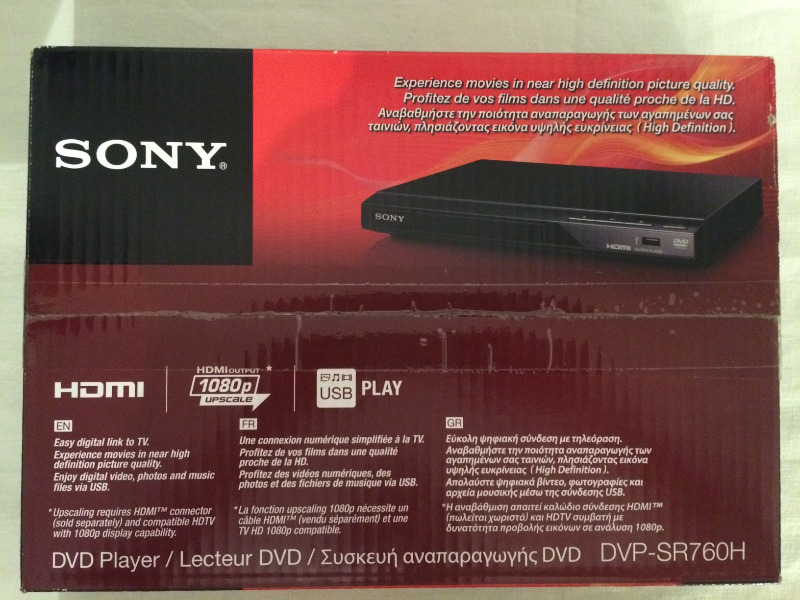 Lecteur DVD/CD Sony 25 € - Mon voisin des Docks - Mon Voisin des Docks